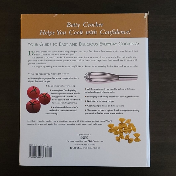 Betty Crocker Cooking Basics book - Picture 2 of 3